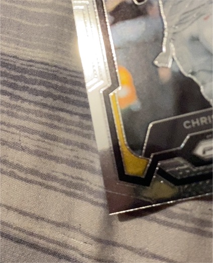 2023 Select UFC Khamzat Chimaev Concourse Blue and Red Prizm #55 — front