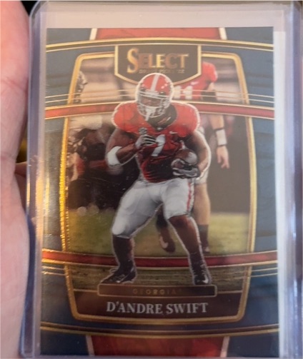 2022 Panini Select Draft Picks #35 D'Andre Swift — front