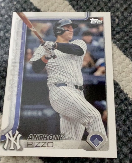 2025 Topps Series 1 #14 Anthony Rizzo — front