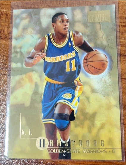 1996-97 SkyBox Premium #154 B.J. Armstrong — front