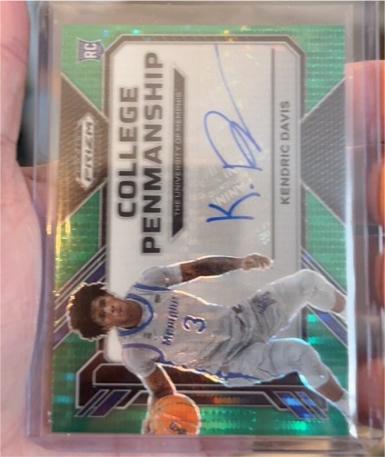 2023 Panini Prizm Draft Picks #CP-KDV Kendric Davis — front