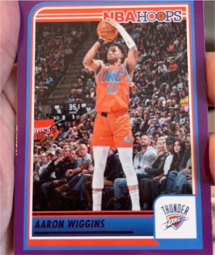 2022-23 NBA Hoops #206 Aaron Wiggins — front