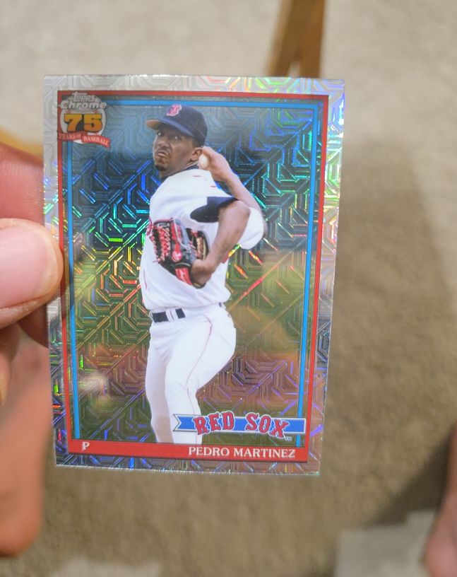 2026 Topps Series 1 Chrome #91C-41 Pedro Martinez — front