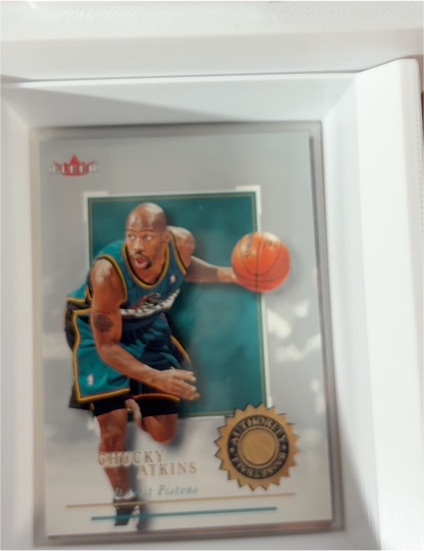 2000-01 Fleer Authority #101 Chucky Atkins — front