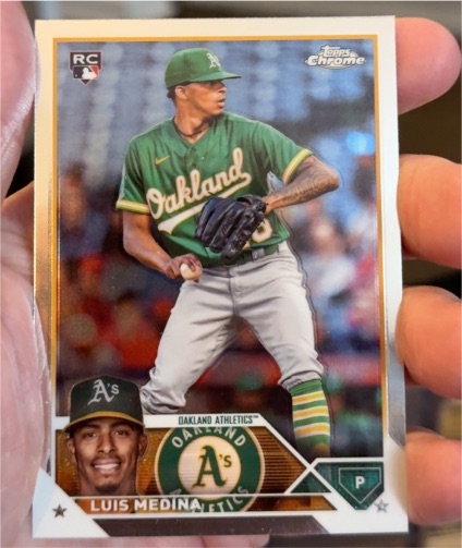 2023 Topps Chrome Update #USC2 Luis Medina — front