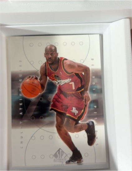 2001-02 Upper Deck SP Authentic #7 Baron Davis — front