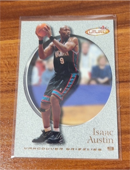 2000-01 Fleer Futures #100 Isaac Austin — front