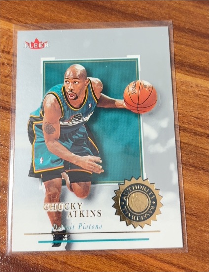 2000-01 Fleer Authority #101 Chucky Atkins — front