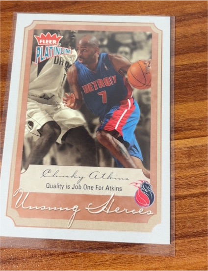 2002-03 Fleer Platinum #150 Chucky Atkins — front