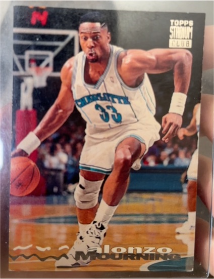 1993-94 Topps Stadium Club #292 Alonzo Mourning — front