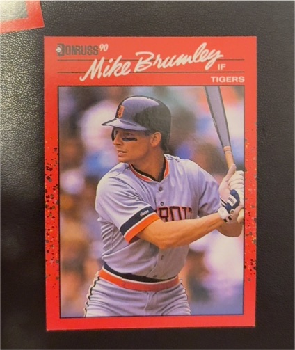 1990 Donruss #533 Mike Brumley Detroit Tigers — front
