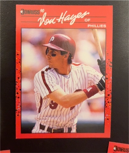 1990 Donruss #278 Von Hayes Philadelphia Phillies — front
