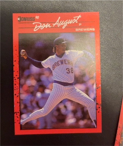 1990 Donruss #617 Don August — front