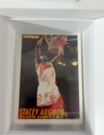 1994-95 Fleer #1 Stacey Augmon — front