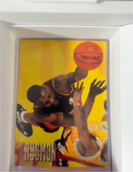 1996-97 Fleer #1 Stacey Augmon — front