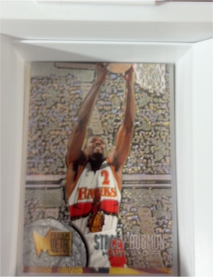 1995-96 Fleer Metal #121 Stacey Augmon — front
