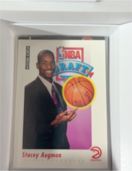 1991-92 Skybox #521 Stacey Augmon — front