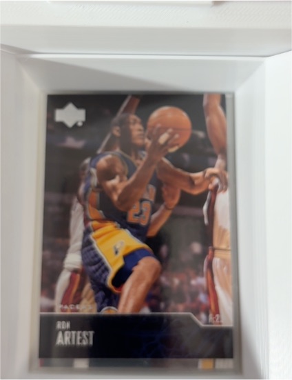 2003-04 Upper Deck #102 Ron Artest — front