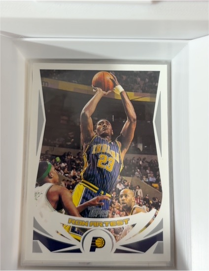2004 Topps #199 Ron Artest — front
