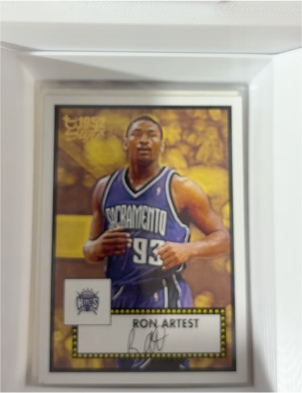 2006 Topps 1952 Style #8 Ron Artest — front