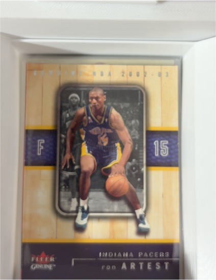 2002-03 Fleer Genuine #15 Ron Artest — front