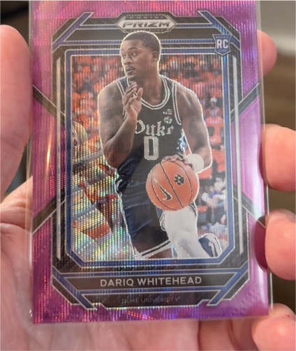2023 Panini Prizm Draft Picks #25 Dariq Whitehead — front