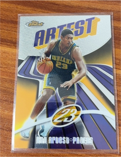 2003-04 Topps Finest #51 Ron Artest — front