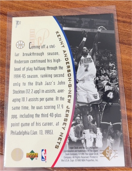1992-93 Upper Deck #AD5 Kenny Anderson All-Division Team — front