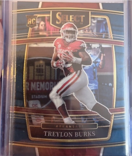 2022 Panini Select Draft Picks #6 Treylon Burks — front