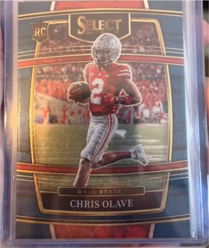 2022 Panini Select Draft Picks #5 Chris Olave — front