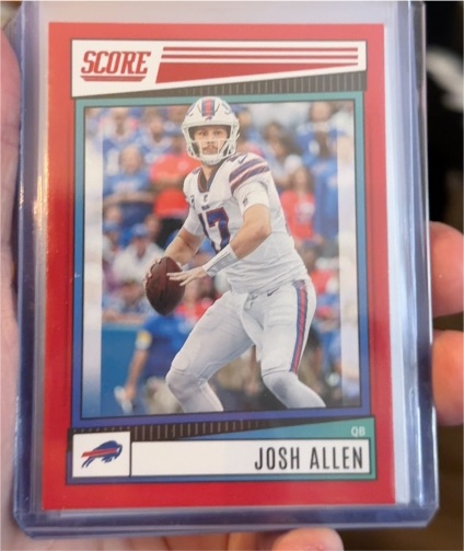 2022 Score #265 Josh Allen — front