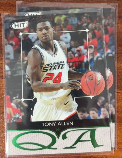 2004 Sage HIT #QA Tony Allen — front