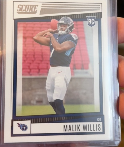 2022 Score #305 Malik Willis — front