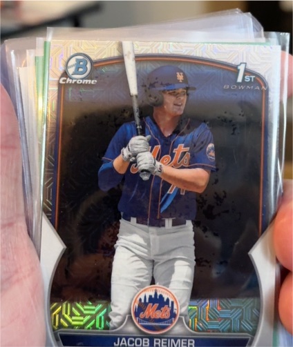 2023 Bowman Chrome #BCP-181 Jacob Reimer — front