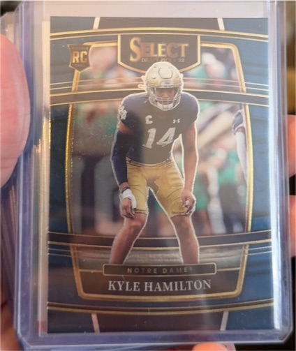 2022 Panini Select Draft Picks #21 Kyle Hamilton — front