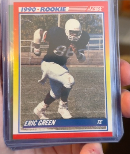 1990 Score #629 Eric Green Rookie — front