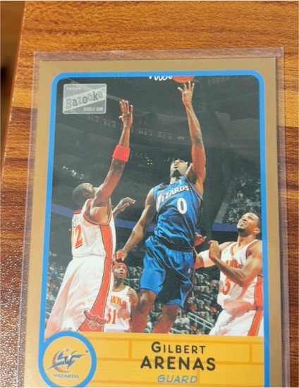 2003-04 Bazooka #200 Gilbert Arenas — front