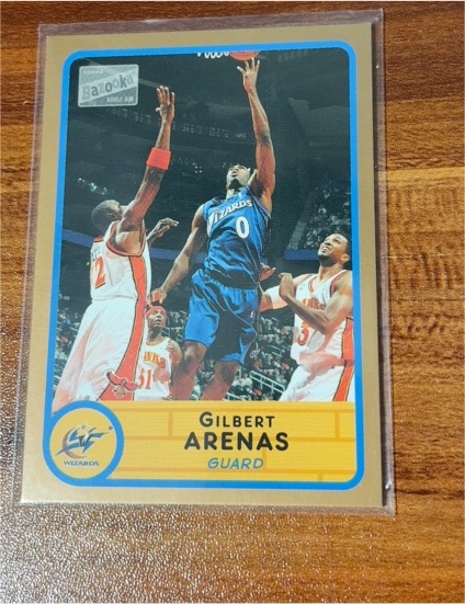2003-04 Bazooka #200 Gilbert Arenas — front