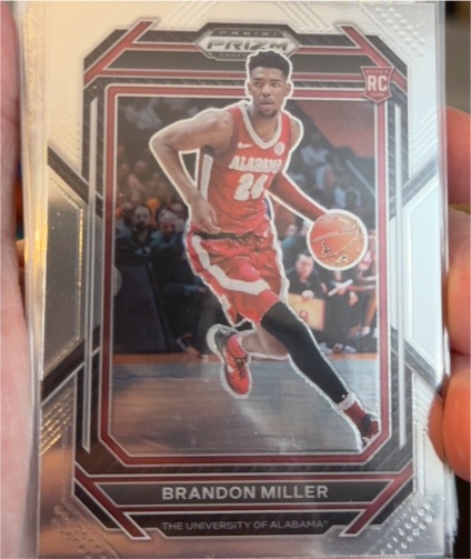2023 Panini Prizm Draft Picks #63 Brandon Miller — front