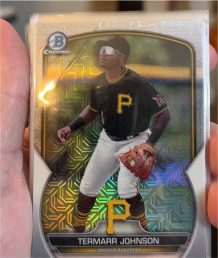 2023 Bowman Chrome Mega Box #BCP-170 Termarr Johnson — front