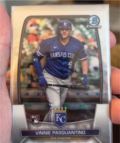 2023 Bowman Chrome #91 Vinnie Pasquantino Rookie Card — front