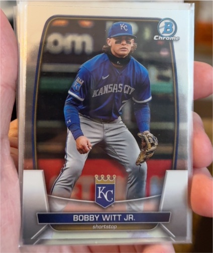 2023 Bowman Chrome #79 Bobby Witt Jr. — front