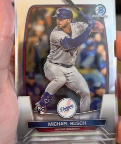 2023 Bowman Chrome #54 Michael Busch — front
