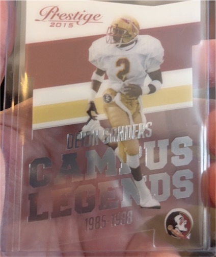 2015 Panini Prestige Campus Legends #4 Deion Sanders — front