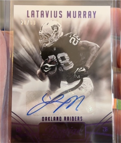 2015 Panini Prestige #28 Latavius Murray — front