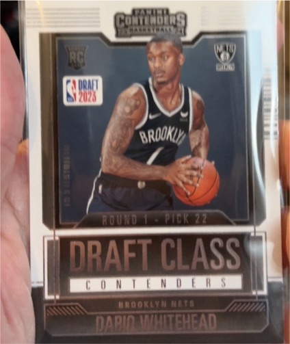 2023-24 Panini Contenders Draft Class #6 Dario Whitehead — front