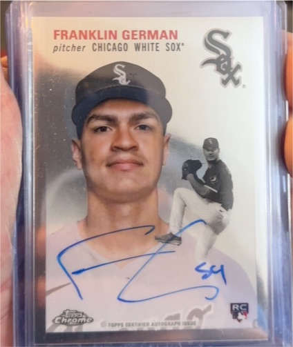2023 Topps Chrome Platinum #CPA-FG Franklin German — front