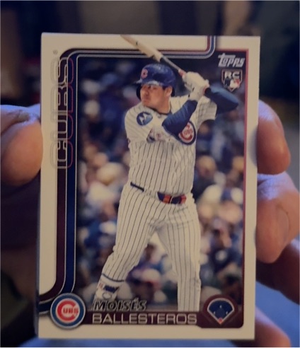 2025 Topps Update #US262 Moises Ballesteros Rookie — front