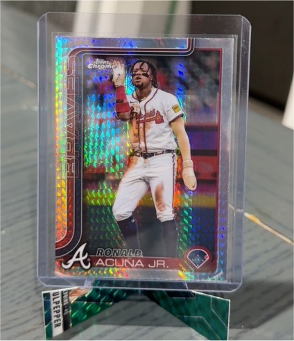 2025 Topps Chrome #257 Ronald Acuña Jr. — front