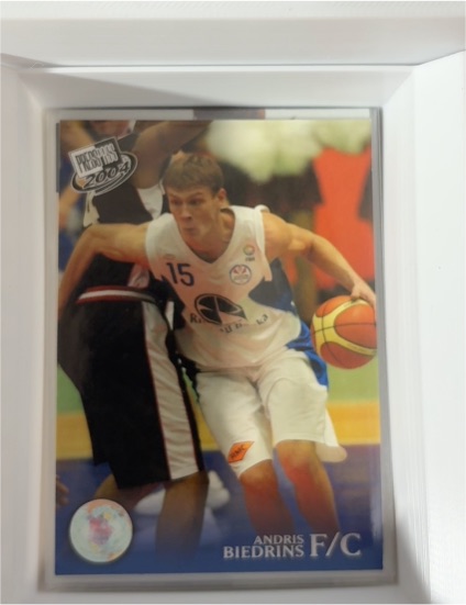 2004 Press Pass #3 Andris Biedrins — front